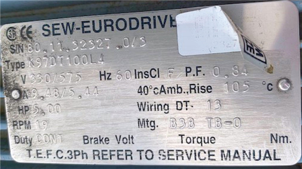 2 Units - Eriez Magnetics Magnetic Drum Separator, 36" Diameter X 96" Face)
